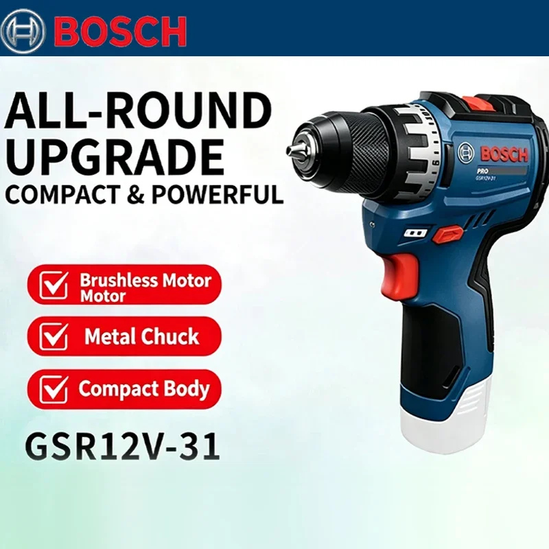 บ๊อช GSR 12V-31 สว่านไฟฟ้าไร้แ - Woodworking Drill บทวิจารณ์และราคา