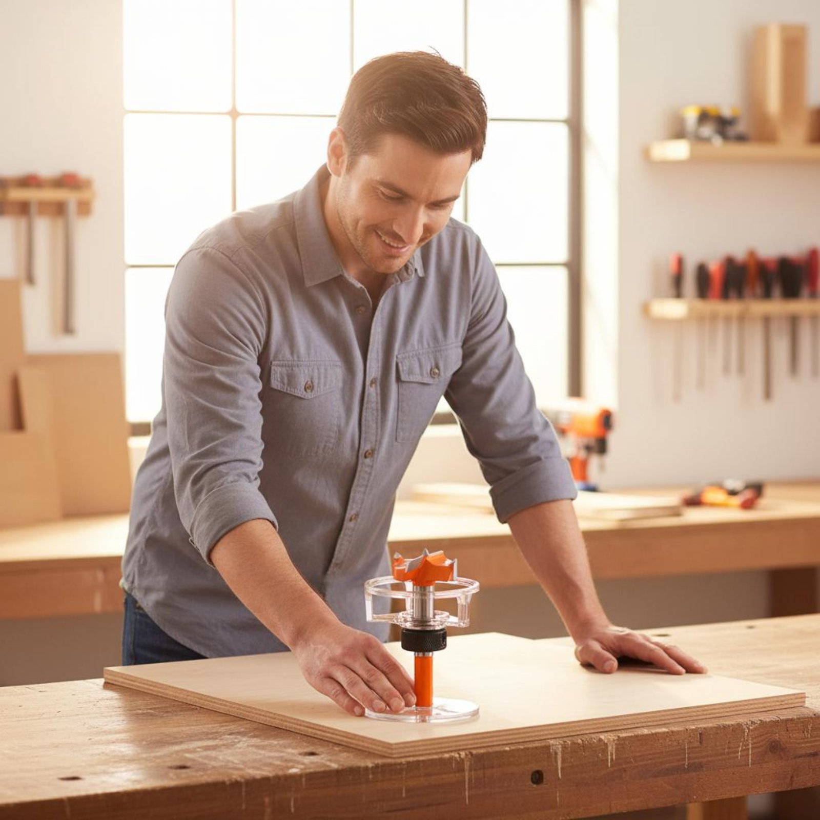 จิ๊กเจาะรูขนาด 35 มม. ปรับตำแห - Woodworking Drill บทวิจารณ์และราคา