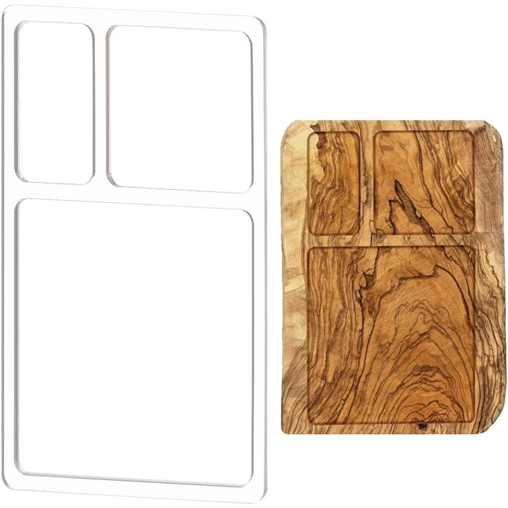 แม่แบบแม่พิมพ์อะคริลิกใสทรงสี่ - Woodworking Templates บทวิจารณ์และราคา