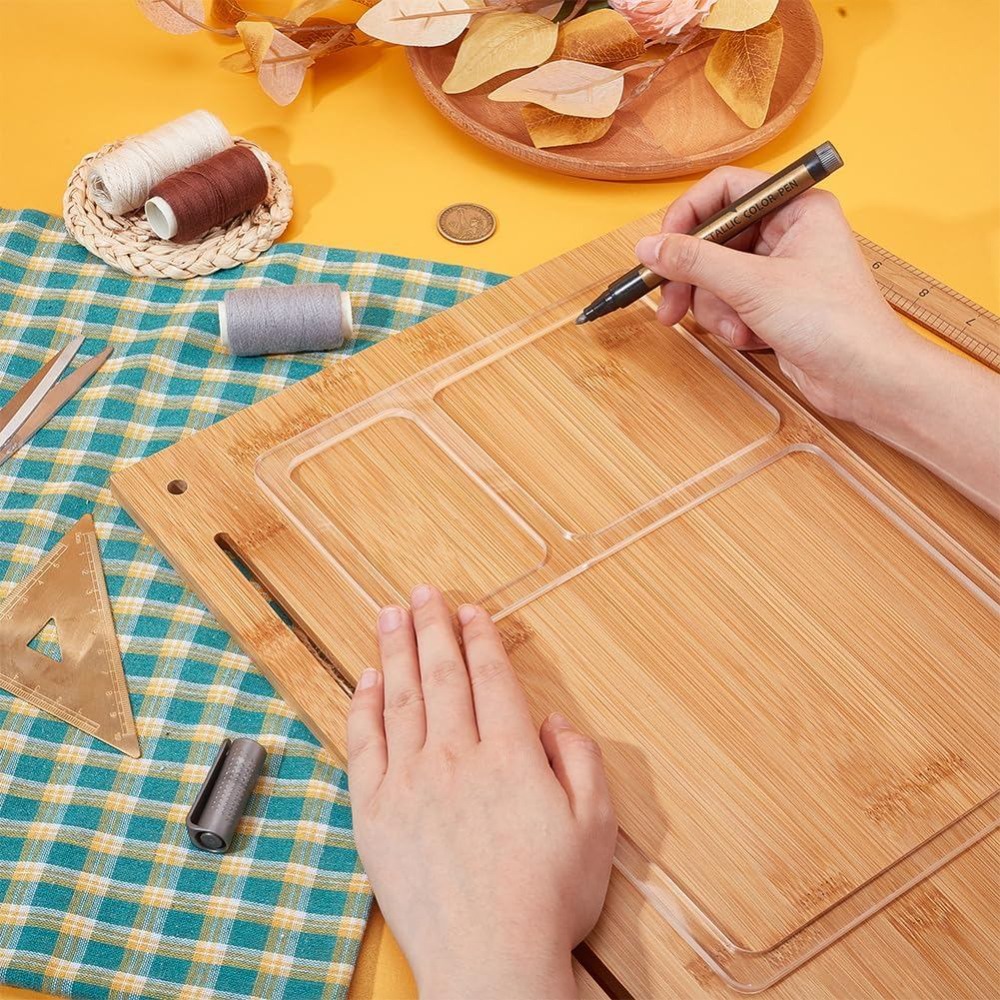 แม่แบบแม่พิมพ์อะคริลิกใสทรงสี่ - Woodworking Templates บทวิจารณ์และราคา