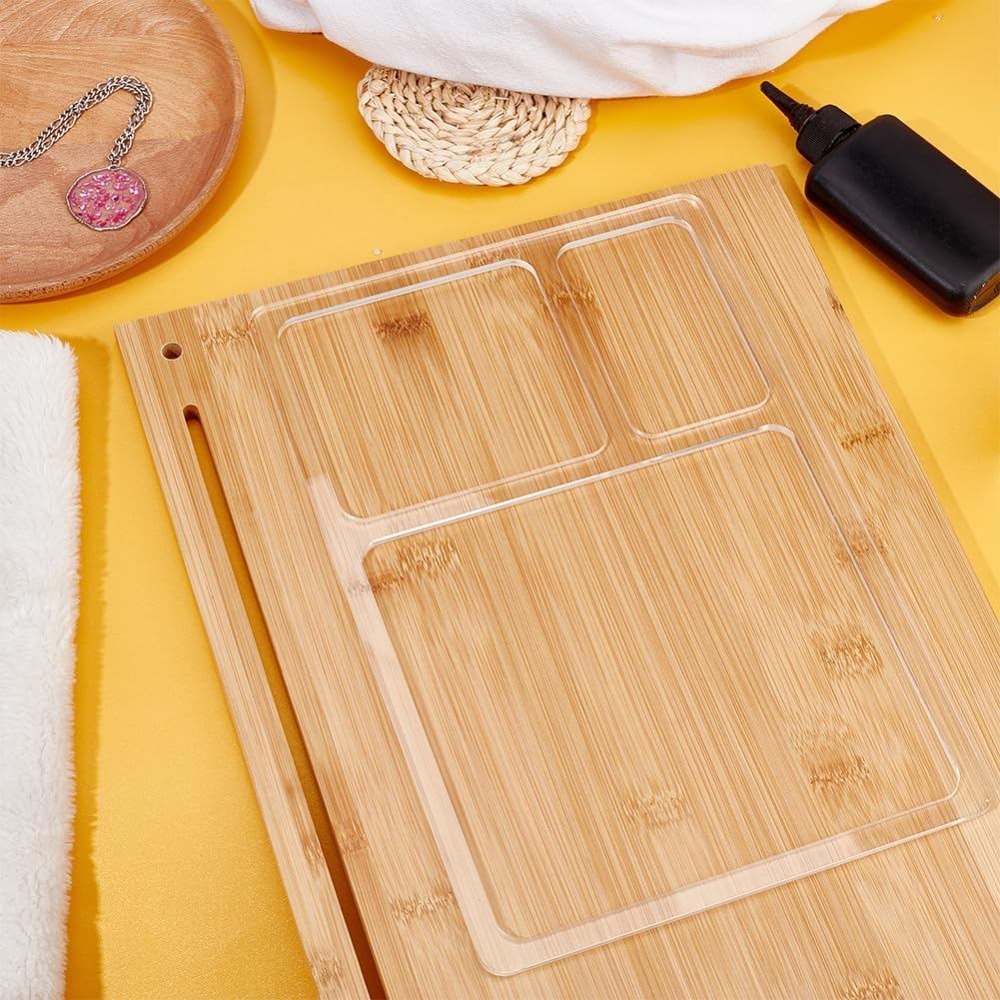 แม่แบบแม่พิมพ์อะคริลิกใสทรงสี่ - Woodworking Templates บทวิจารณ์และราคา