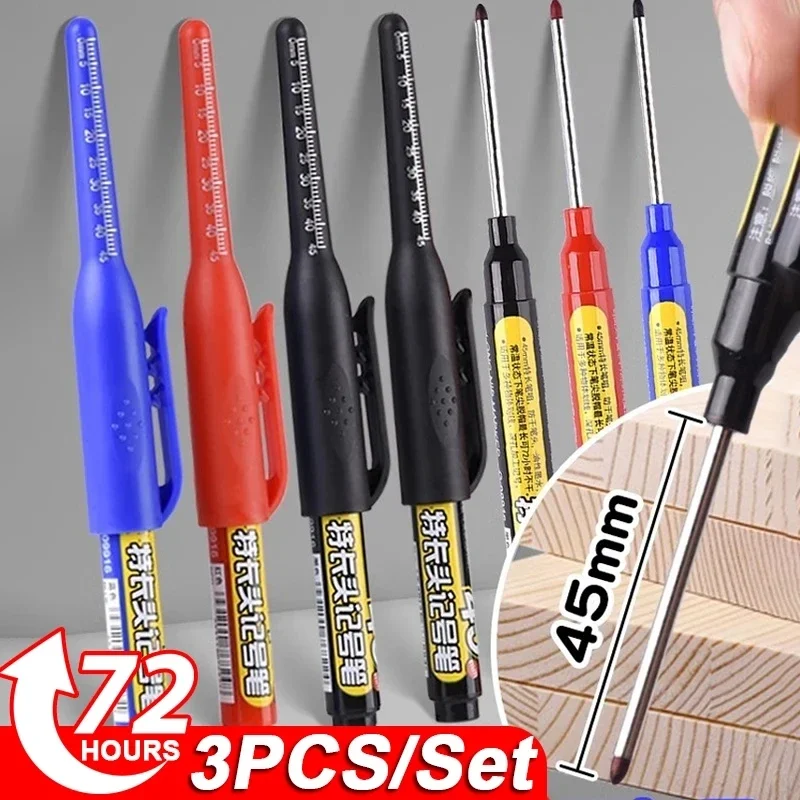 ปากกามาร์คเกอร์กันน้ำหัวยาว 45 - Woodworking Drill บทวิจารณ์และราคา