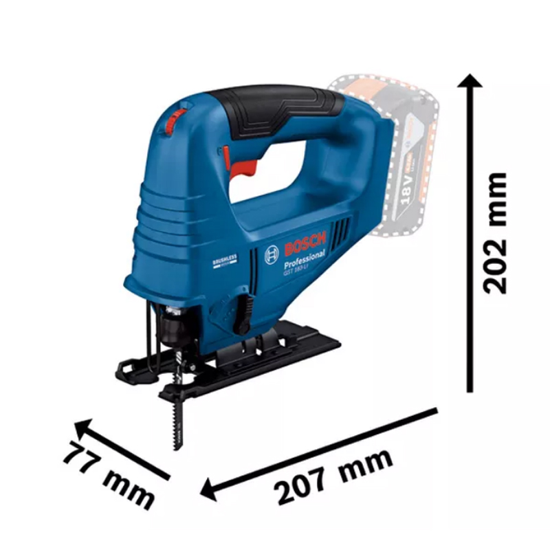 บ๊อช GST 183-LI เลื่อยจิ๊กซอว์ - Woodworking Saw บทวิจารณ์และราคา