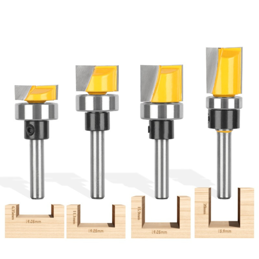 ดอกเราเตอร์แบบฟลัชทริม ขนาด 1/ - Woodworking Templates บทวิจารณ์และราคา