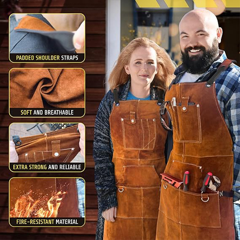 ผ้ากันเปื้อนกันไฟและกันน้ำ ผ้า - Woodworking Apron บทวิจารณ์และราคา