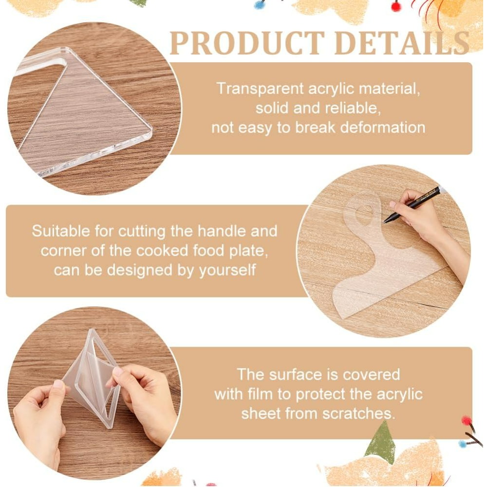 ชุดแม่แบบชาร์กูเตอรี 7 ชิ้น พร - Woodworking Templates บทวิจารณ์และราคา