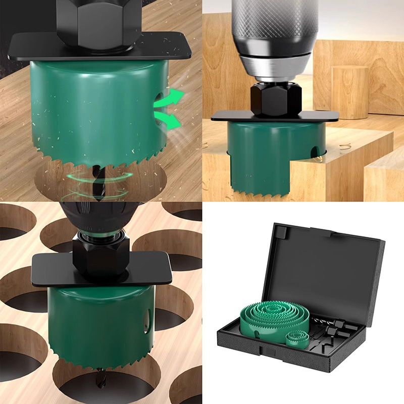 ชุดเลื่อยเจาะรู 19/8/5 ชิ้น ขน - Woodworking Drill Bits บทวิจารณ์และราคา