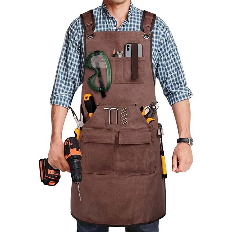 ผ้ากันเปื้อนงานไม้พร้อมสายรัดไ - Woodworking Apron บทวิจารณ์และราคา
