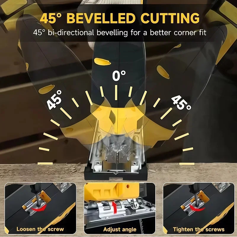 เวสมัติตี้ เลื่อยโค้งไร้แปรงถ่ - Woodworking Jigsaw บทวิจารณ์และราคา