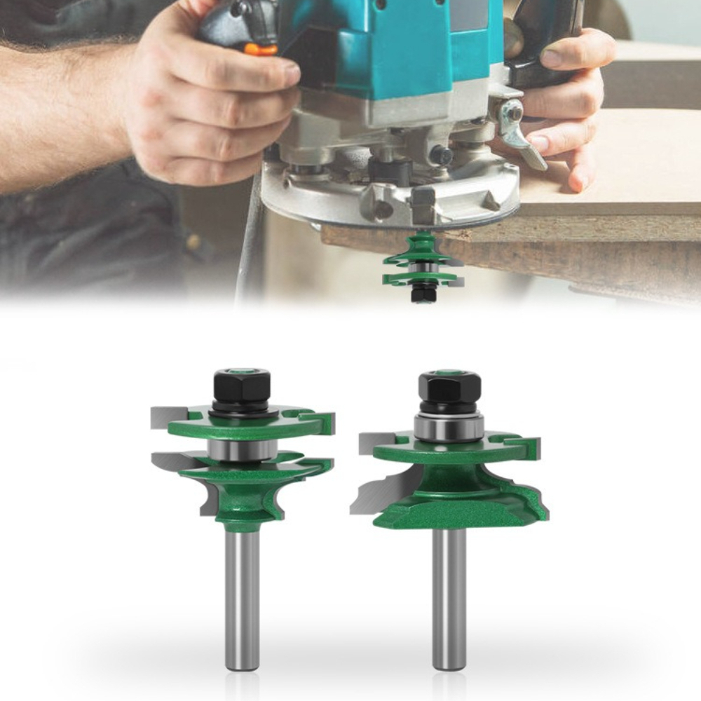 ชุดดอกกัดไม้ 2 ชิ้น ขนาดก้าน 8 - Woodworking Joints บทวิจารณ์และราคา