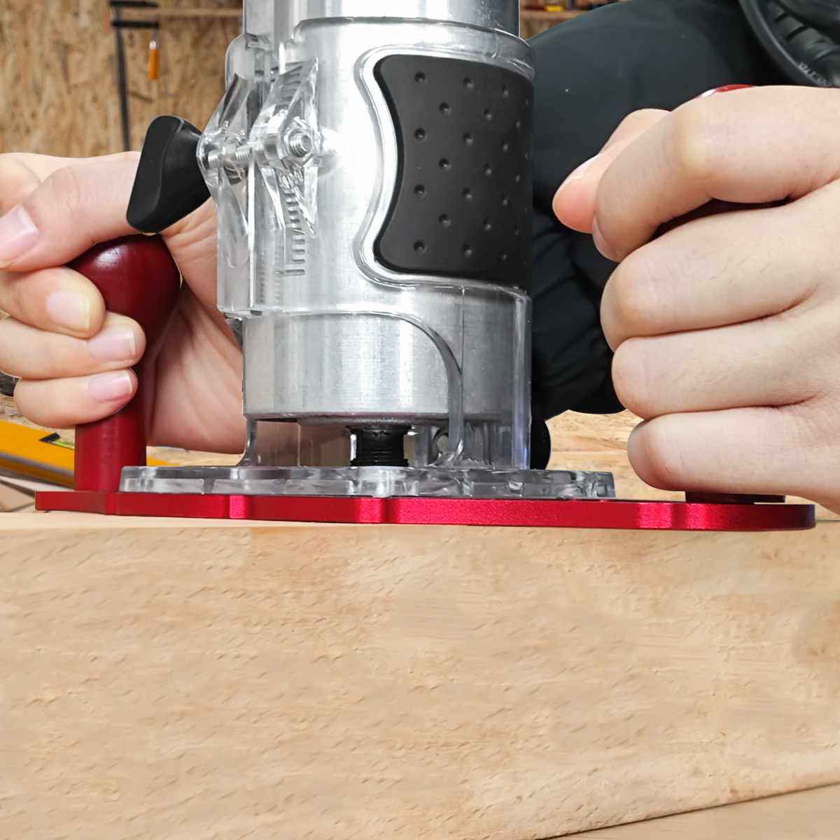 ฐานเราเตอร์พร้อมที่จับและตัวชี - Woodworking Router บทวิจารณ์และราคา