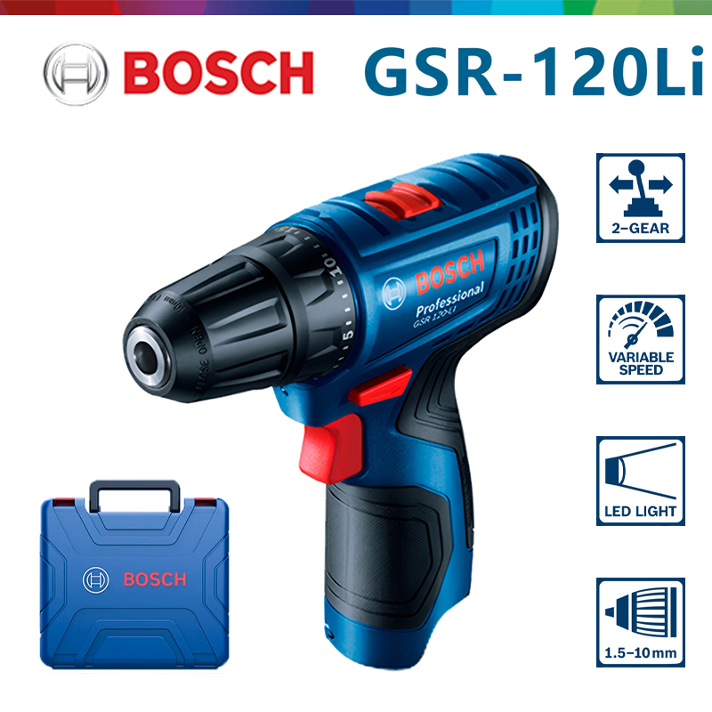 บ๊อช GSR 120-LI สว่านไฟฟ้าลิเธ - Woodworking Drill บทวิจารณ์และราคา