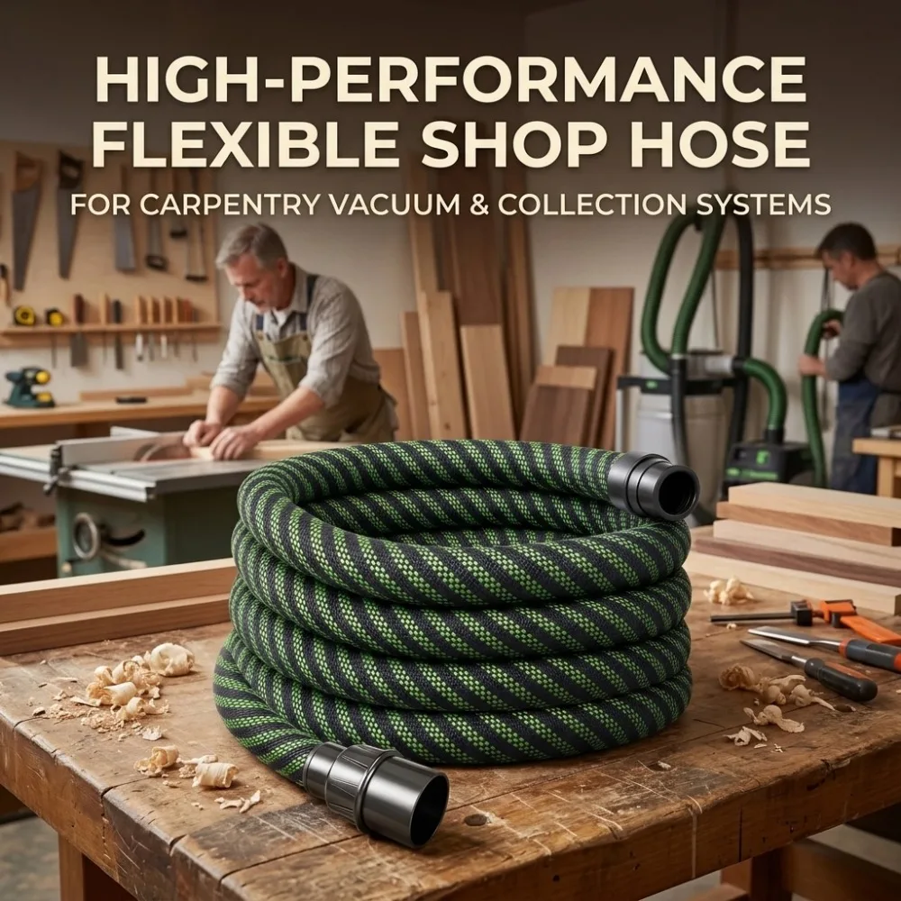 สายดูดฝุ่นแบบถักคุณภาพพรีเมียม - Woodworking Dust Collection บทวิจารณ์และราคา