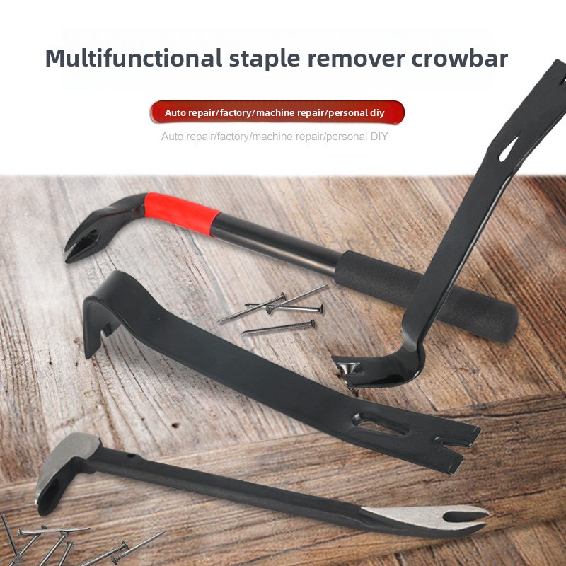 Crowbar เหล็กคาร์บอนสูงเล็บ PU - Woodworking Tool Stores บทวิจารณ์และราคา