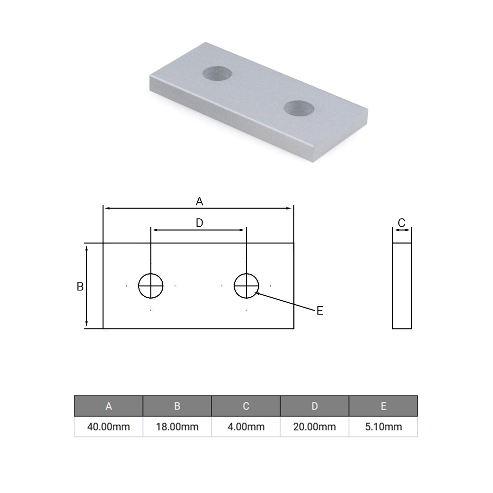 แผ่นเชื่อมต่อแบบ 2 รู Openbuil - Woodworking Ai บทวิจารณ์และราคา