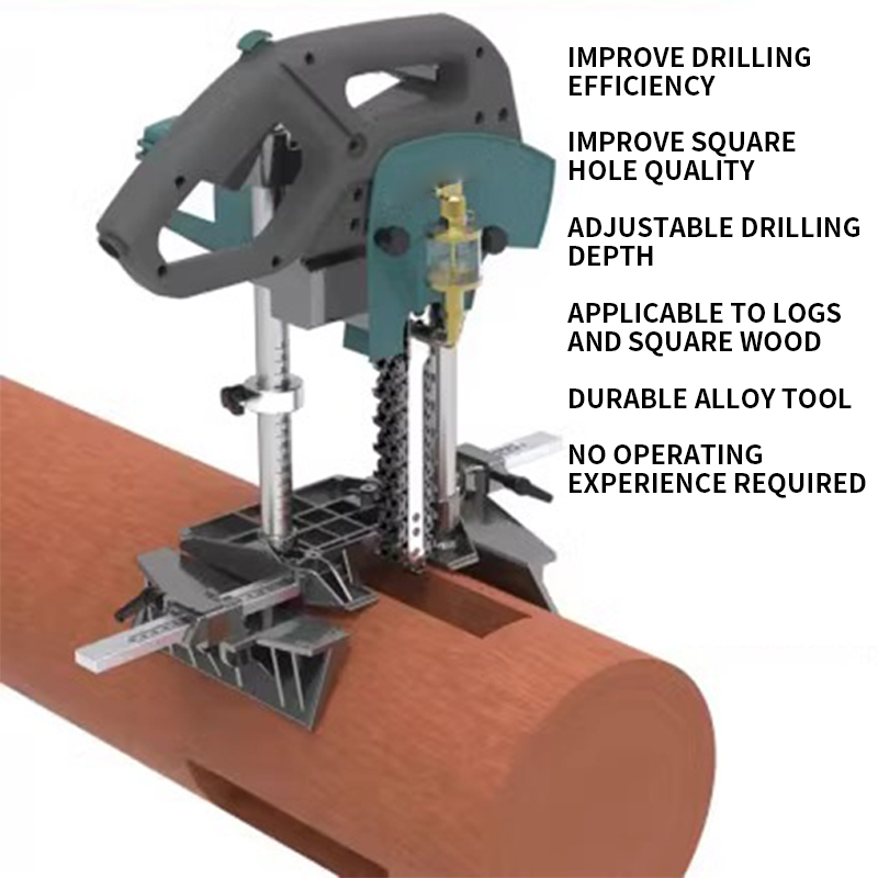 เครื่องเจาะรูสี่เหลี่ยมแบบพกพา - Woodworking Saw บทวิจารณ์และราคา