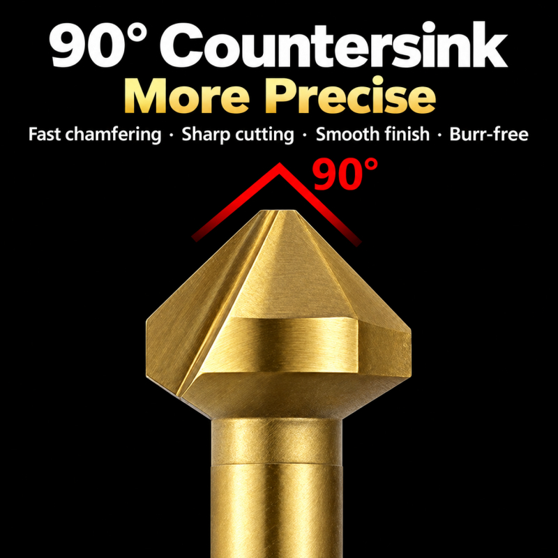 ชุดดอกกัดลบมุม 90 องศา เคลือบไ - Woodworking Drill Bits บทวิจารณ์และราคา
