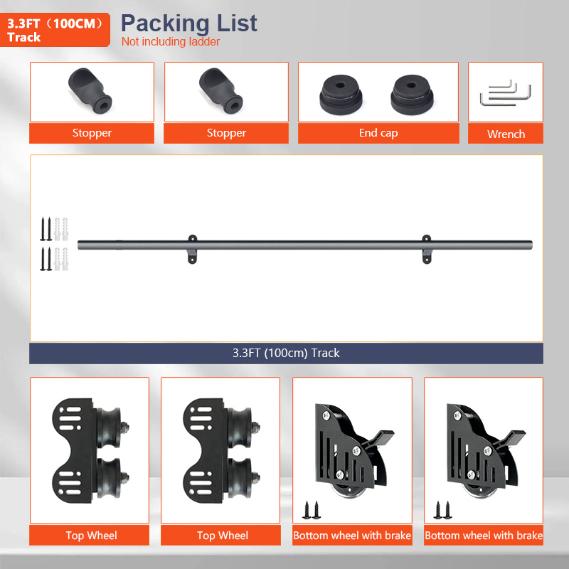 Rolling Library บันไดฮาร์ดแวร์ - Woodworking Lofts บทวิจารณ์และราคา