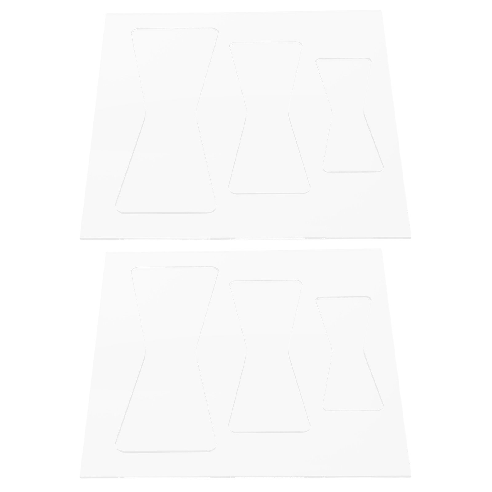ชุดแม่แบบงานไม้อะคริลิก 2 ชิ้น - Woodworking Templates บทวิจารณ์และราคา