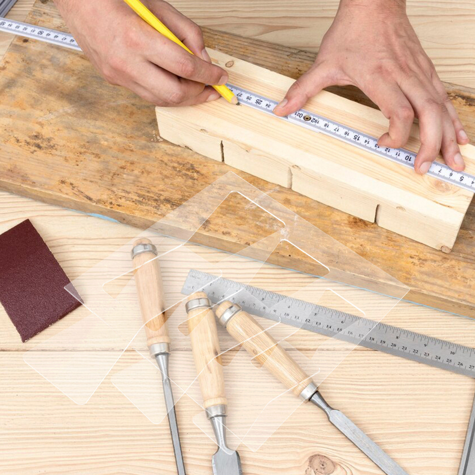 ชุดแม่แบบงานไม้อะคริลิก 2 ชิ้น - Woodworking Templates บทวิจารณ์และราคา
