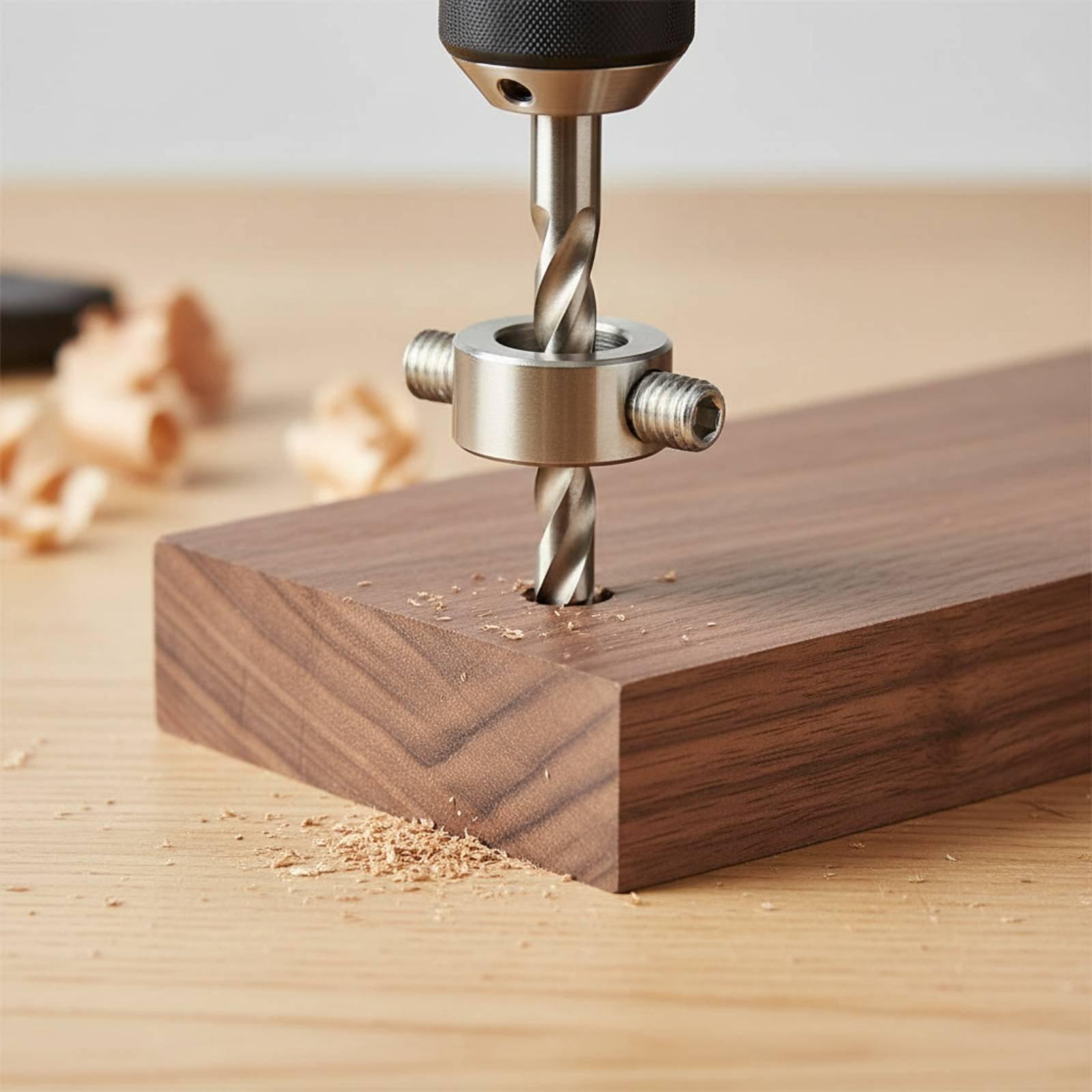 ตัวหยุดความลึกของดอกสว่านแบบสก - Woodworking Workshop Design บทวิจารณ์และราคา