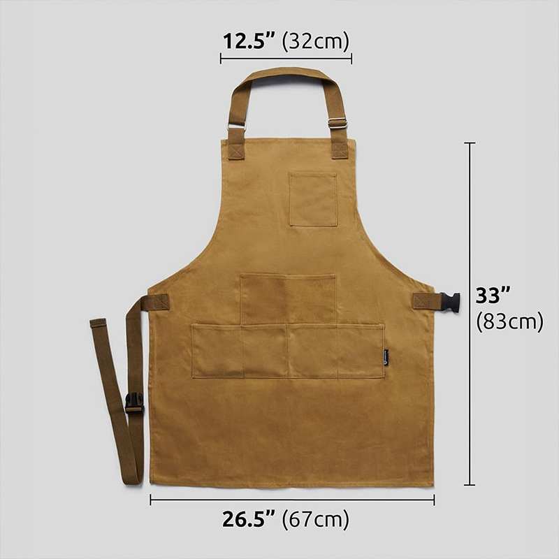 ผ้ากันเปื้อนผ้าแคนวาสอเนกประสง - Woodworking Apron บทวิจารณ์และราคา