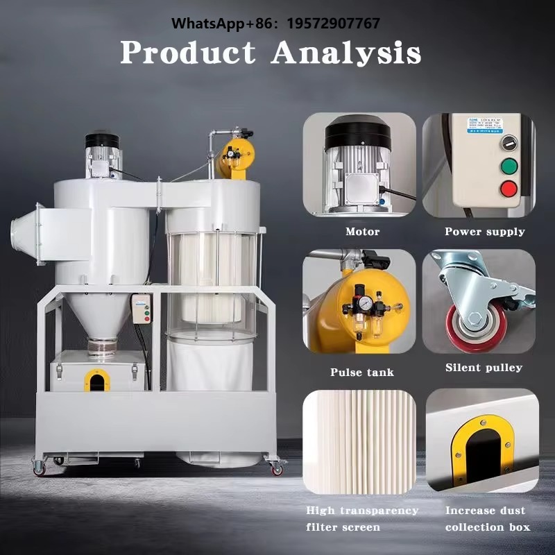 เครื่องดูดฝุ่นไซโคลนแบบพกพาสำห - Woodworking Dust Collection บทวิจารณ์และราคา
