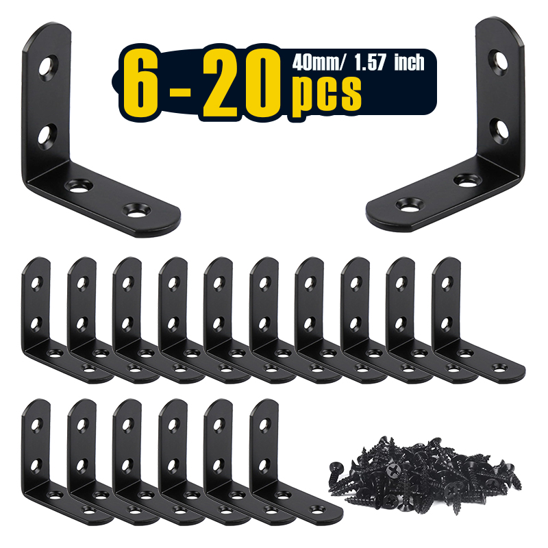 6-20 ชิ้น L วงเล็บสแตนเลสมุมรั - Woodworking X Brace บทวิจารณ์และราคา