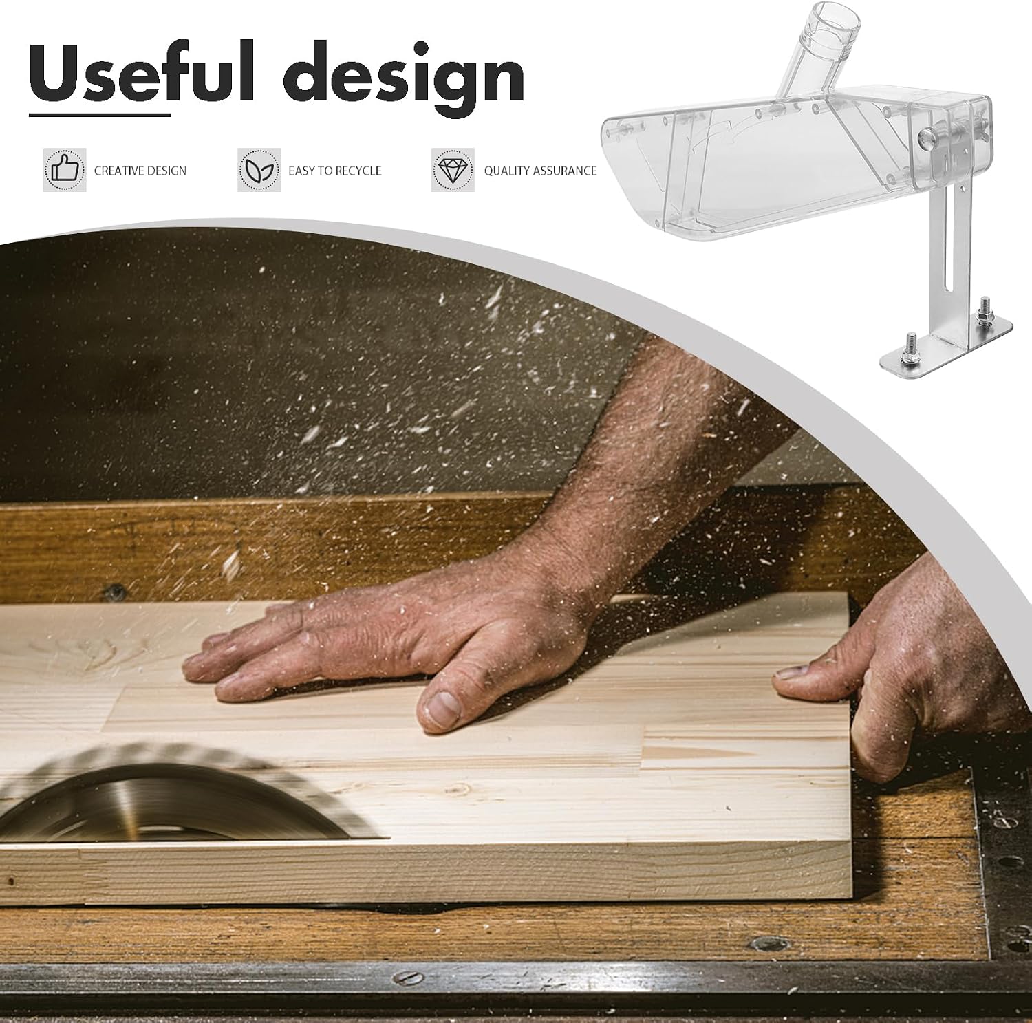 ฝาครอบป้องกันเครื่องเลื่อยวงเด - Woodworking Dust Collection บทวิจารณ์และราคา