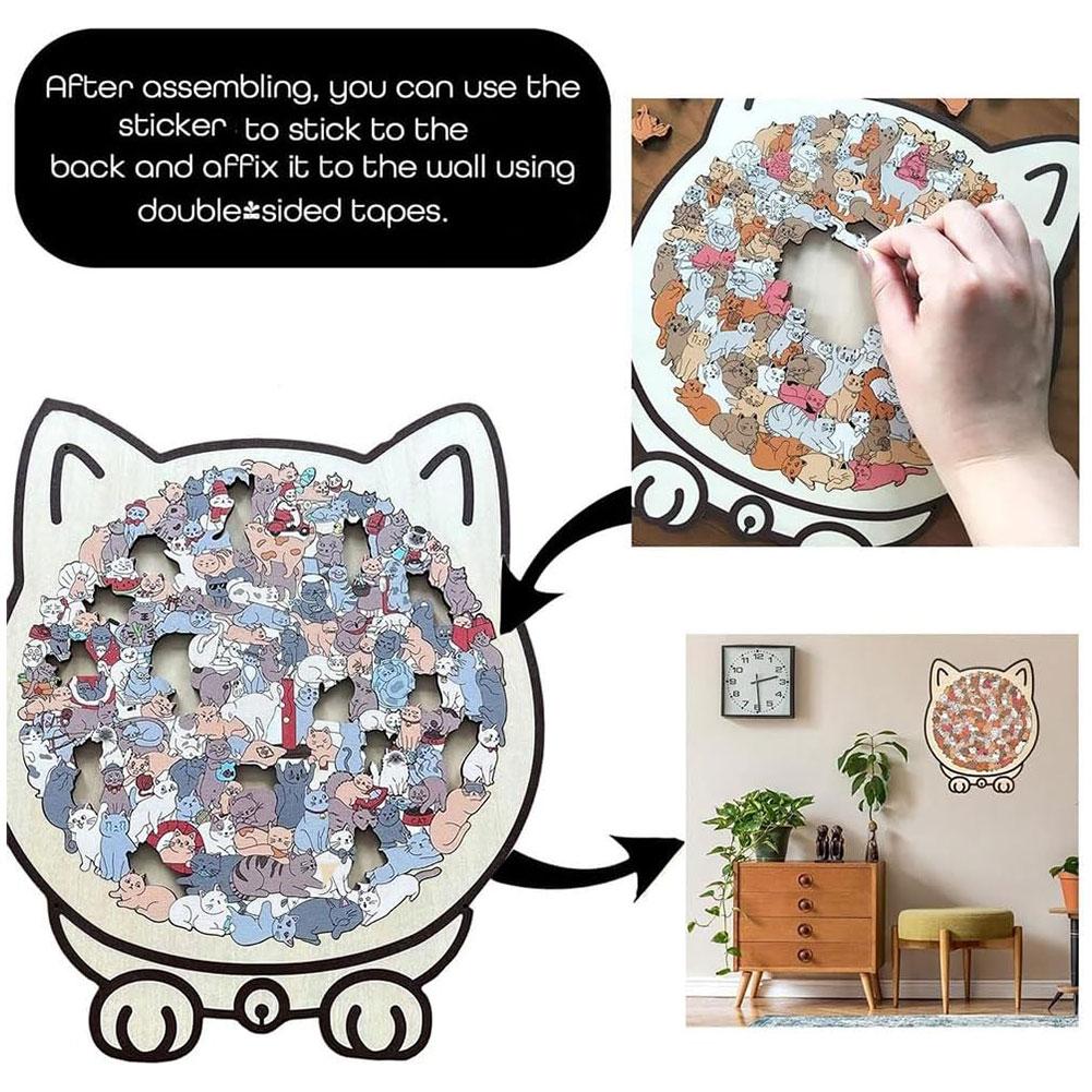 ตัวต่อจิ๊กซอว์แมวสีโมรันดี 50- - Woodworking Jigsaw บทวิจารณ์และราคา