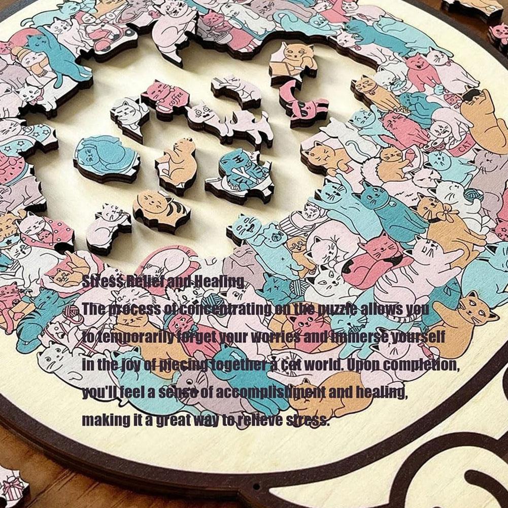 ตัวต่อจิ๊กซอว์แมวสีโมรันดี 50- - Woodworking Jigsaw บทวิจารณ์และราคา