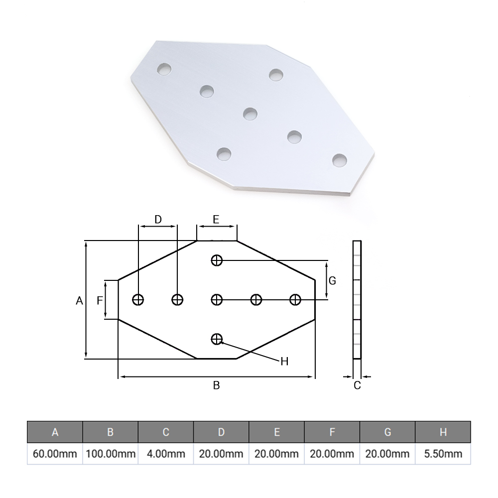 Openbuilds 7 Hole Cross Joinin - Woodworking Joints บทวิจารณ์และราคา