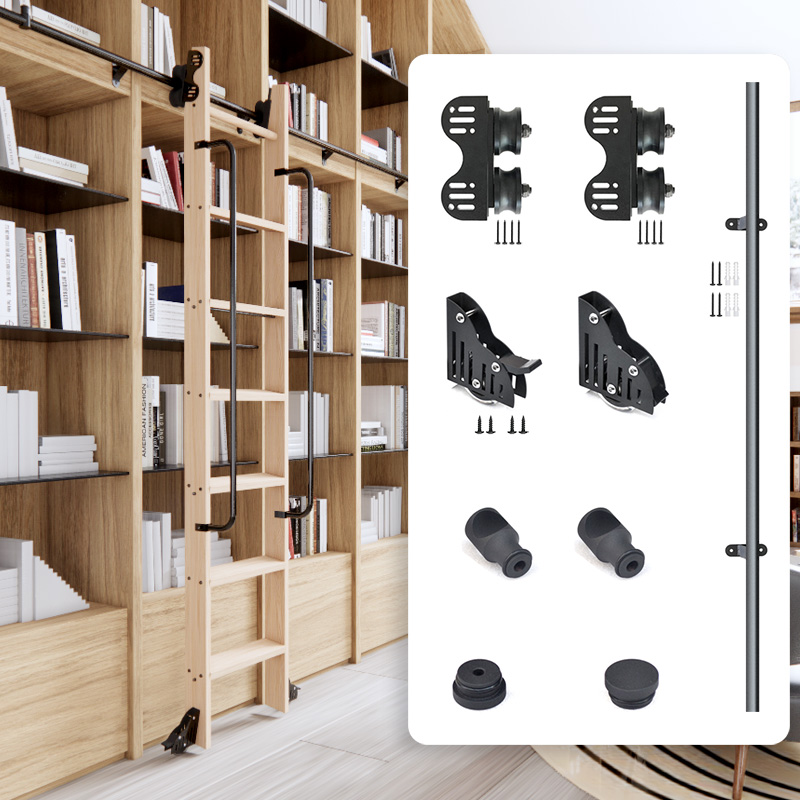 Rolling Library บันไดฮาร์ดแวร์ - Woodworking Lofts บทวิจารณ์และราคา